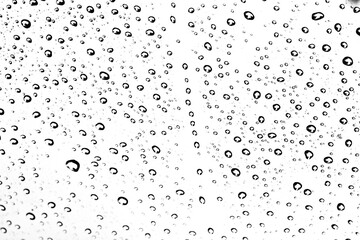 CLose Up Image Of Waterdrop On Grey Background