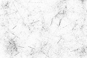 Grunge black and white pattern. Monochrome particles abstract texture. Background of cracks, scuffs, chips, stains, ink spots, lines. Dark design background surface. 