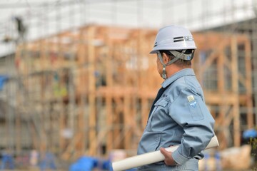 マイホーム新築工事の現場監督
