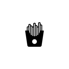 French Fries icon vector for web, computer and mobile app