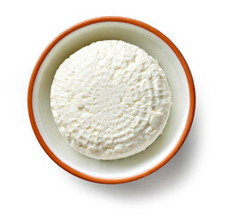 bowl of fresh cottage cheese