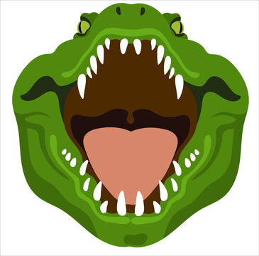 fish with crocodile mouth clipart