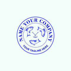 fish design in emblem