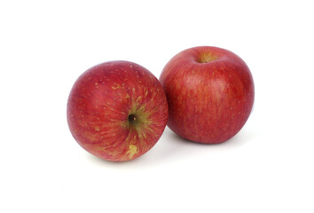 apples on a white background