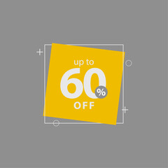 Discount up to 60% off Label Vector Template Design Illustration