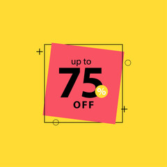 Discount up to 75% off Label Vector Template Design Illustration