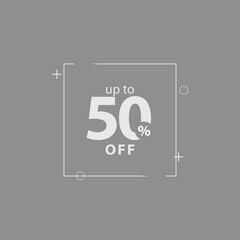 Discount up to 50% off Label Vector Template Design Illustration