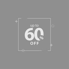 Discount up to 60% off Label Vector Template Design Illustration