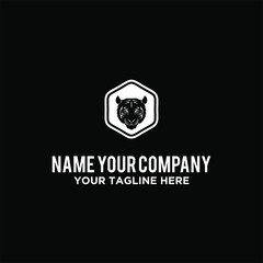 black tiger logo design