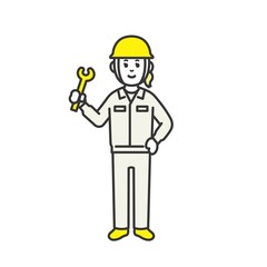 工事現場で作業をしている人たち
