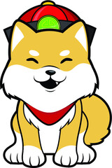 Vector cartoon animal with cat and dog theme

