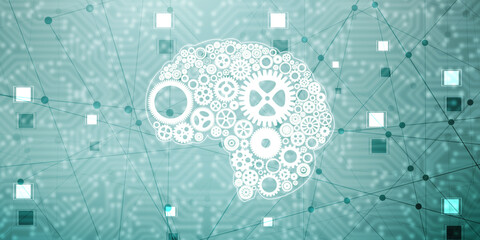 2d illustration gear Network