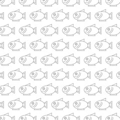 fishes robot style pattern