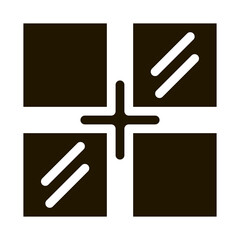 Obraz premium laying tiles of different colors icon Vector Glyph Illustration