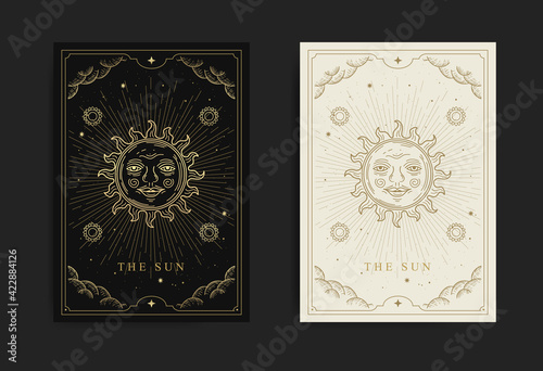 photo The Sun Tarot Tattoo wallsheaven