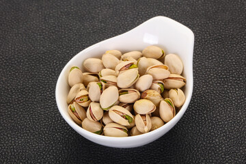 Pistachio nuts heap