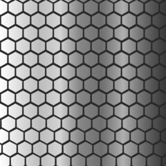 Seamless hexagonal background