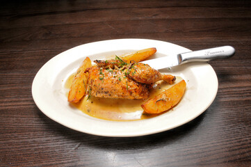 Chicken Polloarrosta Alla Romana