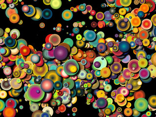 Vibrant Circle Backdrop