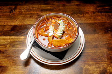 Chicken Tortia Soup