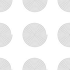 Repeatable pattern with spiral, swirl, twirl shape