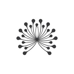 Dandelion logo images illustration