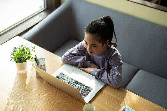 Girl Using Video Call