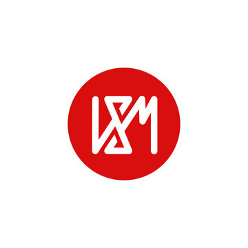 Ifinity ISM letter logo design vector