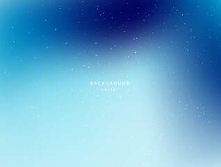 Obraz premium Deep blue abstract background in modern style with blurred effect and smooth gradient. Vector illustration, template with space for text.