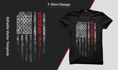 US Army Veteran shirt, veteran t shirts design with USA grunge flag, American Army.
