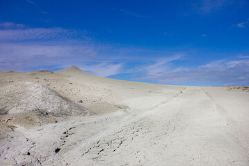A beautiful mud volcano. Alat. Azerbaijan.