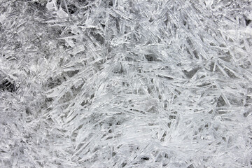 Beautiful texture of white snow.
