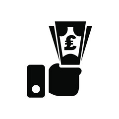 Pound cash payment icon