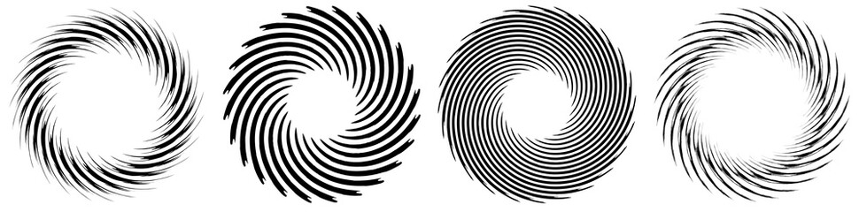 Geometric abstract circle, circular element vector