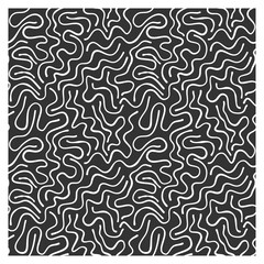 Pattern with stormy scrabble lines.