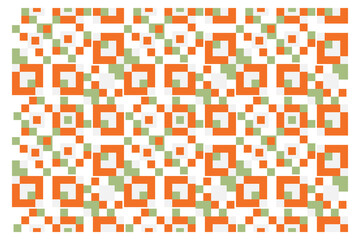 Rectangular pattern of squares.	Traditional surface.