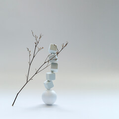 White still life