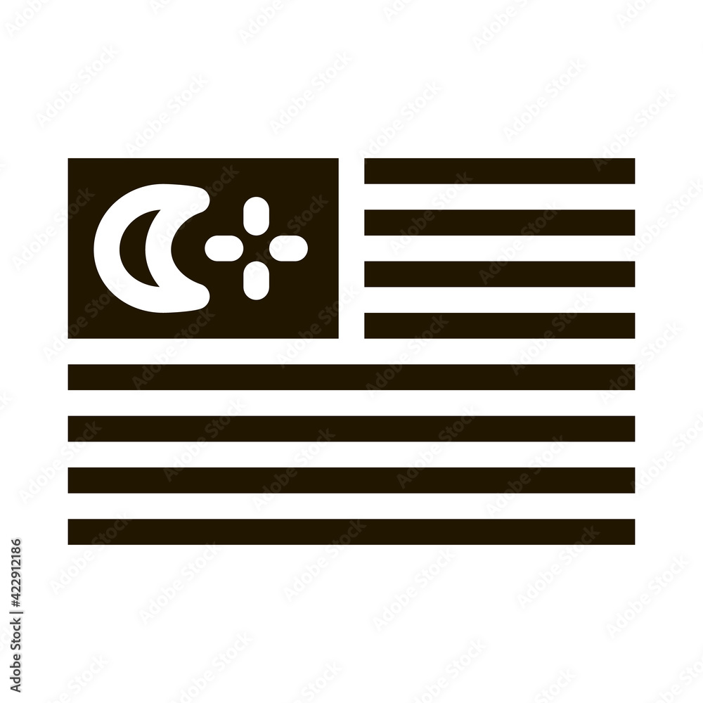 Canvas Prints flag of malaysia icon Vector Glyph Illustration