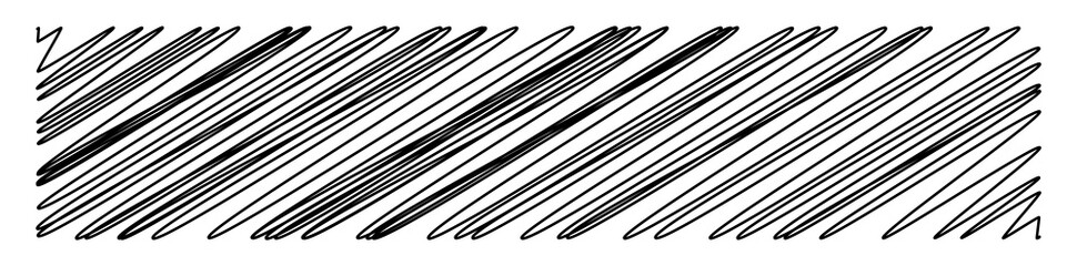 Squiggle, scrawl, curvy lines rectangular element vector illustration