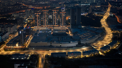 A sunrise scene from Malaysia. 