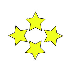 Cute four star Illustration. kids wallpaper. pattern. modern simple vector icon, flat graphic symbol in trendy flat design style. lockscreen