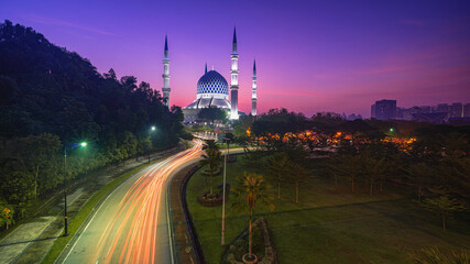 A sunrise moment of local mosque from Malaysia.