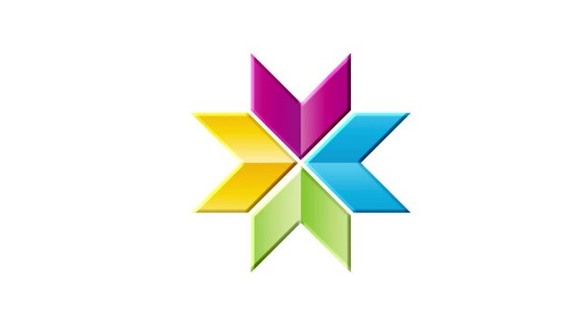 colorful arrow - logotype business