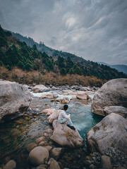 river in mountains