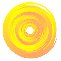 Grungy paint, ink stain circle. Splatter, splash effect