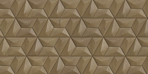 3d wood background, wall decorative tiles, Interior wall panel, wood texture. 3d illustration - 422928752