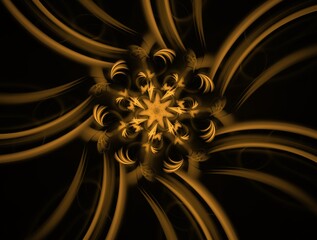 Imaginatory fractal background generated Image