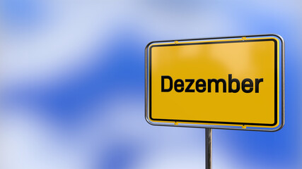 Obraz premium Realistic 3D yellow city sign illustration. 