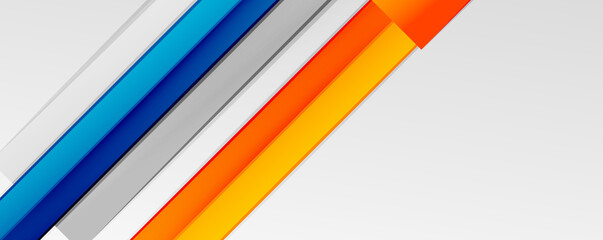 Multicolored lines background. Design template for business or technology presentations, internet posters or web brochure covers