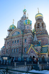 Fototapeta na wymiar Cathedral of the Savior on Spilled Blood in St. Petersburg, Russia
